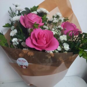 Mini bouquet de rosas coloridas